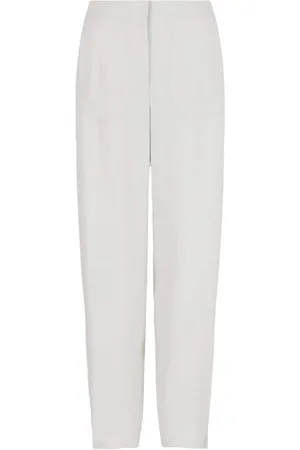 Giorgio Armani Pantalones ajustados con tiro alto