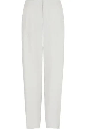 Giorgio Armani Pantalones ajustados con tiro alto