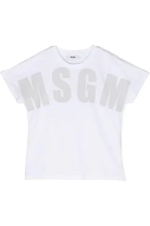 Msgm Playera con logo estampado