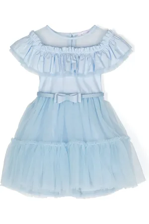 MONNALISA Vestido de tul con detalle de moño