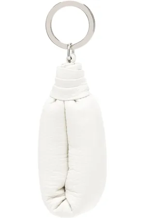 LEMAIRE Logo-engraved leather keyring