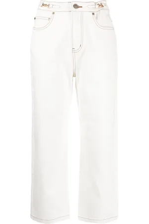 tout a coup Jeans rectos con detalle horsebit