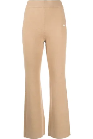 Izzue Pantalones tejidos con diseño acampanado