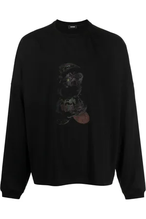 We11 Done Playera con caricatura estampada
