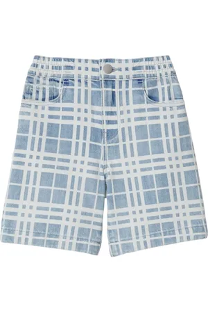 Burberry Shorts de mezclilla con cuadros estampados