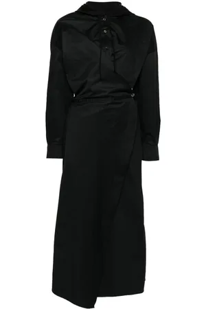 Diesel Vestido cruzado manga larga