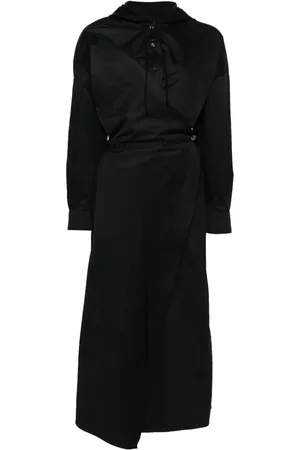 Diesel Vestido cruzado manga larga