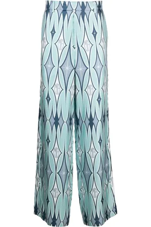 AMIRI Pantalones con motivo de rombos