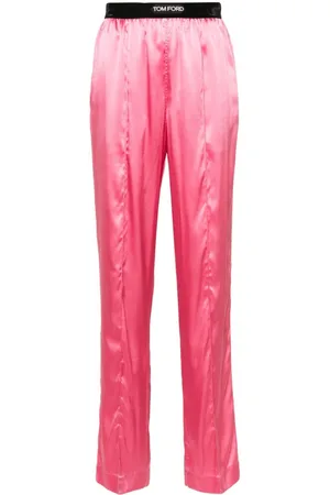 Tom Ford Pantalones de seda rectos