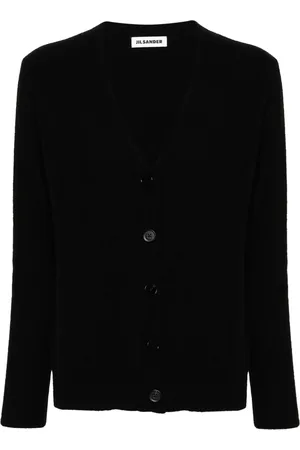 Jil Sander Cárdigan con logo grabado en los botones