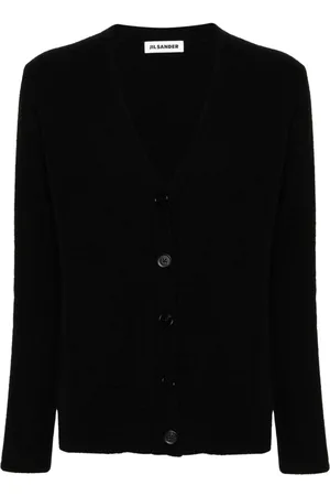 Jil Sander Cárdigan con logo grabado en los botones