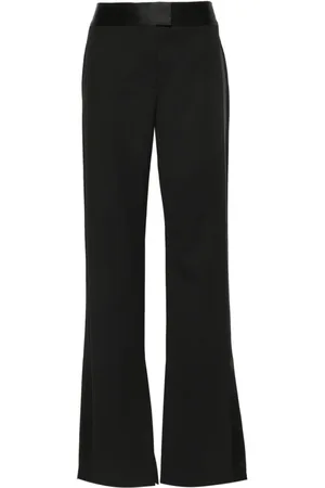 OFF-WHITE Pantalones con ribete satinado