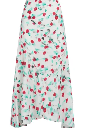 Marni Falda acampanada midi con estampado floral