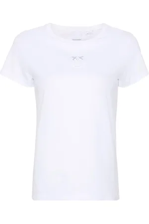 Pinko Playera con bordado Love Birds