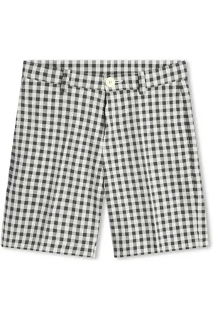 Kenzo Shorts con motivo de cuadros