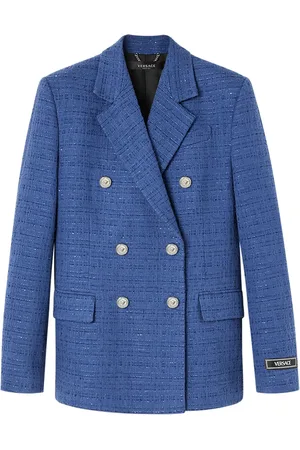 VERSACE Blazer con hilos metalizados