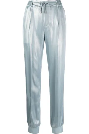 Ralph Lauren Pantalones slim metalizados