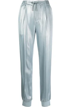 Ralph Lauren Pantalones slim metalizados