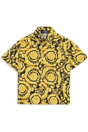 VERSACE Camisa manga corta con estampado Barocco