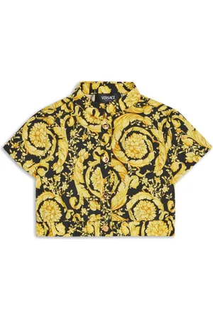 VERSACE Camisa manga corta con estampado Barocco
