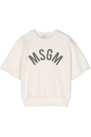Msgm Sudadera manga corta con logo estampado