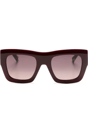Missoni Lentes de sol con armazón cuadrada y motivo en zig zag