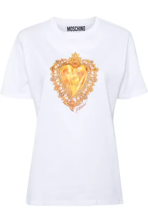 Moschino Playera con corazón estampado