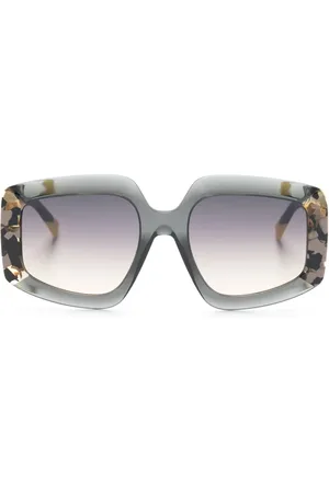 Missoni Lentes del sol con armazón cuadrada y placa del logo