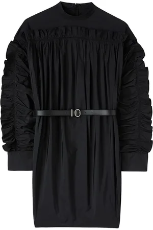 Jil Sander Vestido corto con detalle de volantes