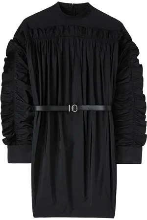 Jil Sander Vestido corto con detalle de volantes