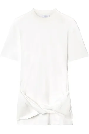 OFF-WHITE Vestido estilo playera con Arrow retorcido