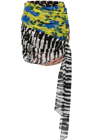Marine Serre Falda Regenerated Scarves