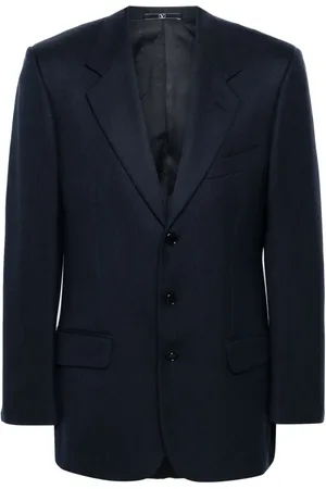 VALENTINO GARAVANI Blazer con solapa de muesca 2000