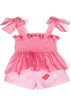 Lapin House Set de shorts con motivo de rayas