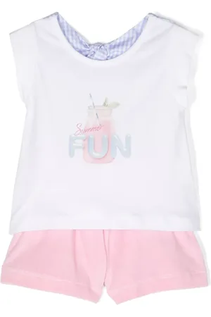 Lapin House Set de shorts con estampado gráfico
