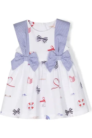 Lapin House Vestido de popelina con estampado