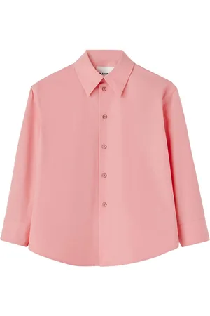 Jil Sander Camisa con botones y cuello de pico