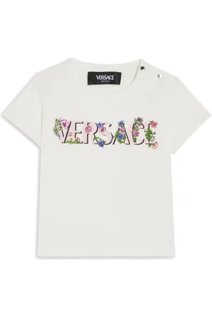 VERSACE Playera con logo estampado