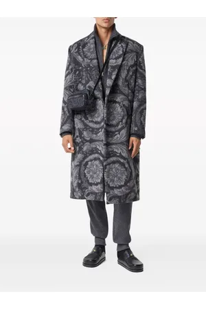 VERSACE Abrigo con motivo Barocco