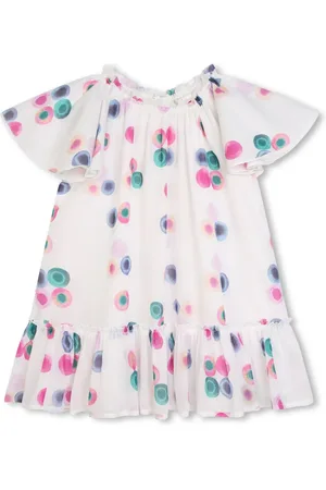Chloé Vestido con estampado gráfico