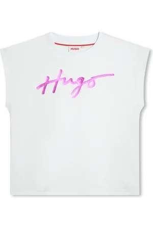 HUGO BOSS Top con logo estampado