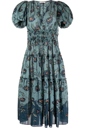 ULLA JOHNSON Vestido midi Eloisa