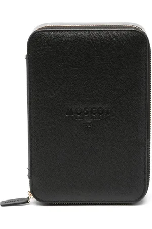 MOSCOT Bolsa de viaje con cierre y logo en relieve