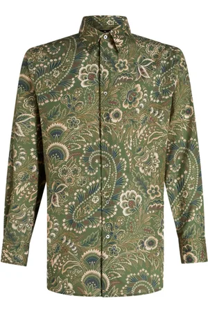 Etro Camisa con estampado de cachemira