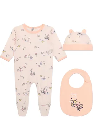 Kenzo Conjunto de mameluco con estampado gráfico