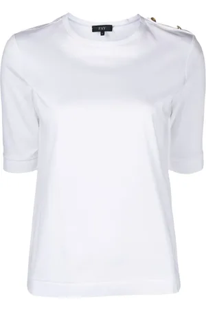 FAY Playera de piqué con detalle de charreteras