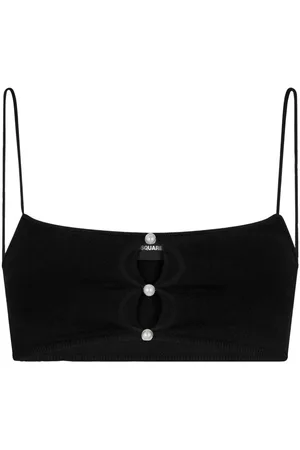 Dsquared2 Top de tejido fino corto