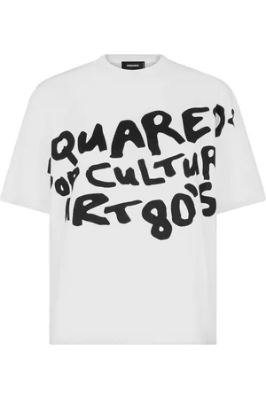 Dsquared2 Playera stretch con logo estampado