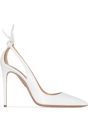 Aquazzura Zapatillas Bow Tie con tacón de 105mm