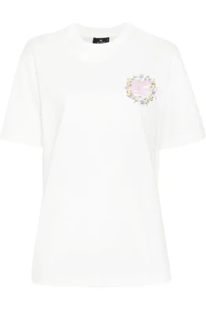 Etro Playera con logo bordado